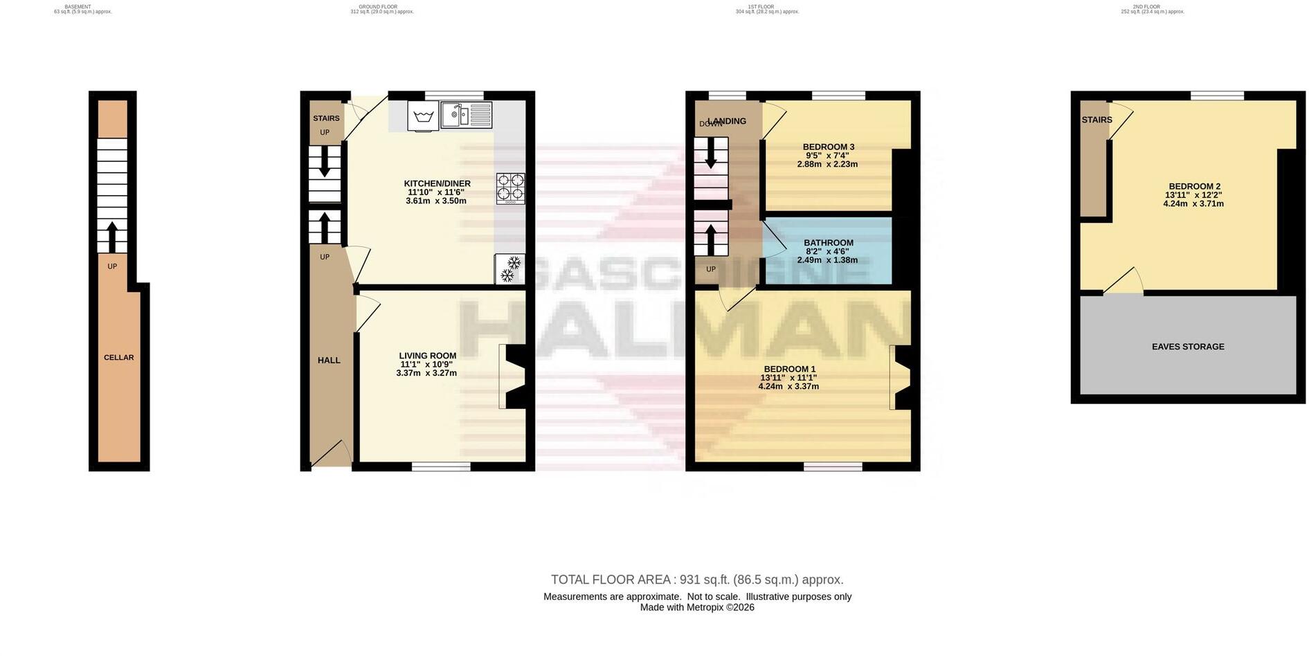 Duke Street, Glossop, SK13 floorplan
