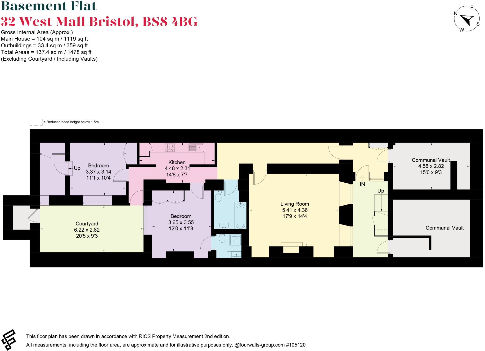 West Mall, Bristol BS8 floorplan