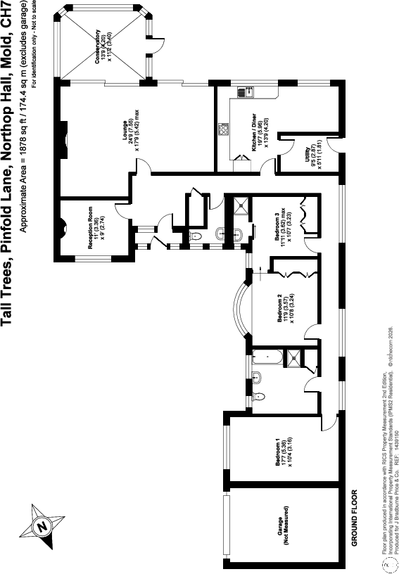 Pinfold Lane, Northop Hall, Mold, Flintshire CH7 floorplan