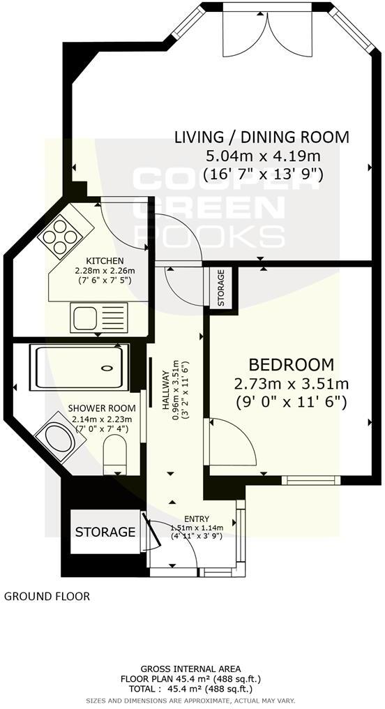 St Marys Place, Shrewsbury floorplan