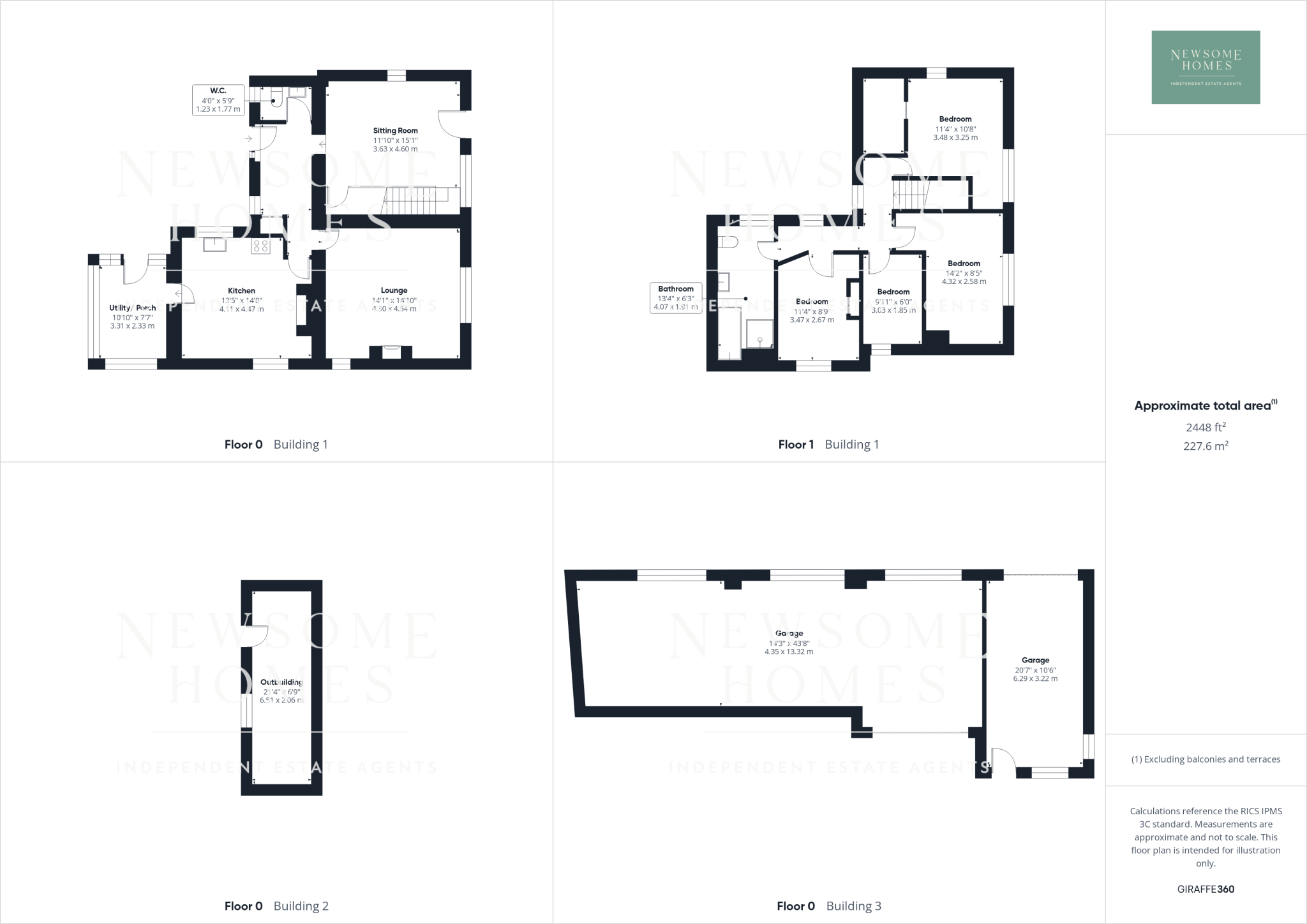 Northop Hall, Flintshire floorplan