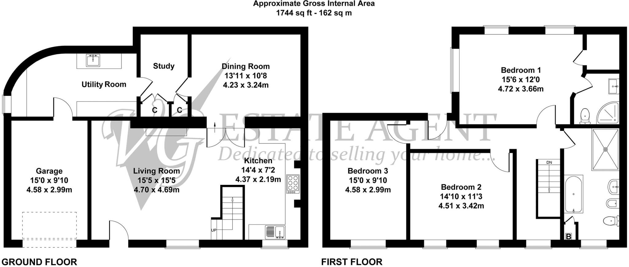 16a Elland Road, Ripponden HX6 4DB floorplan