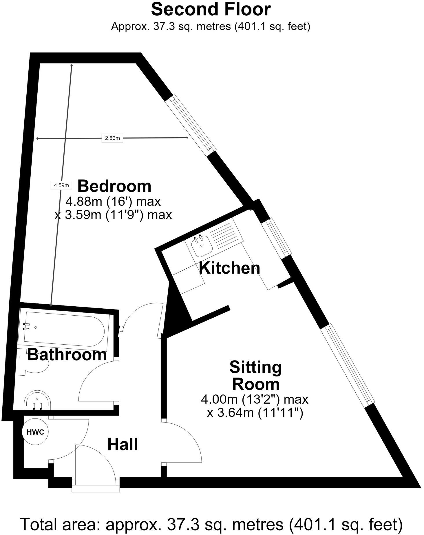 Black Bear Court, High Street, Newmarket, Suffolk floorplan
