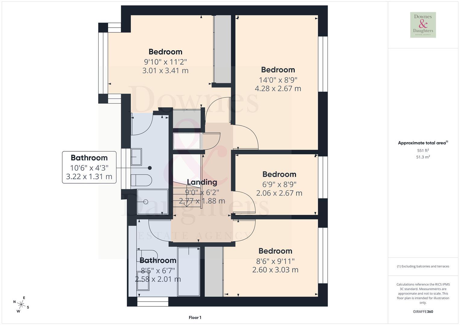 Manor Rise, Lichfield floorplan