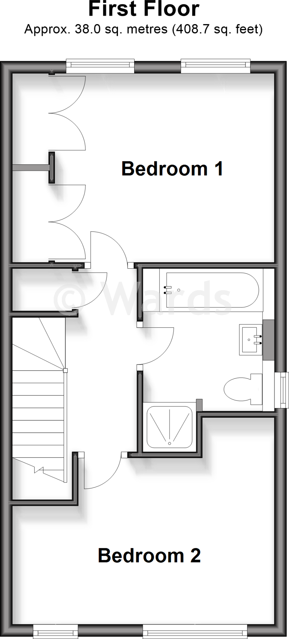 Crispin Close, New Romney, Kent floorplan