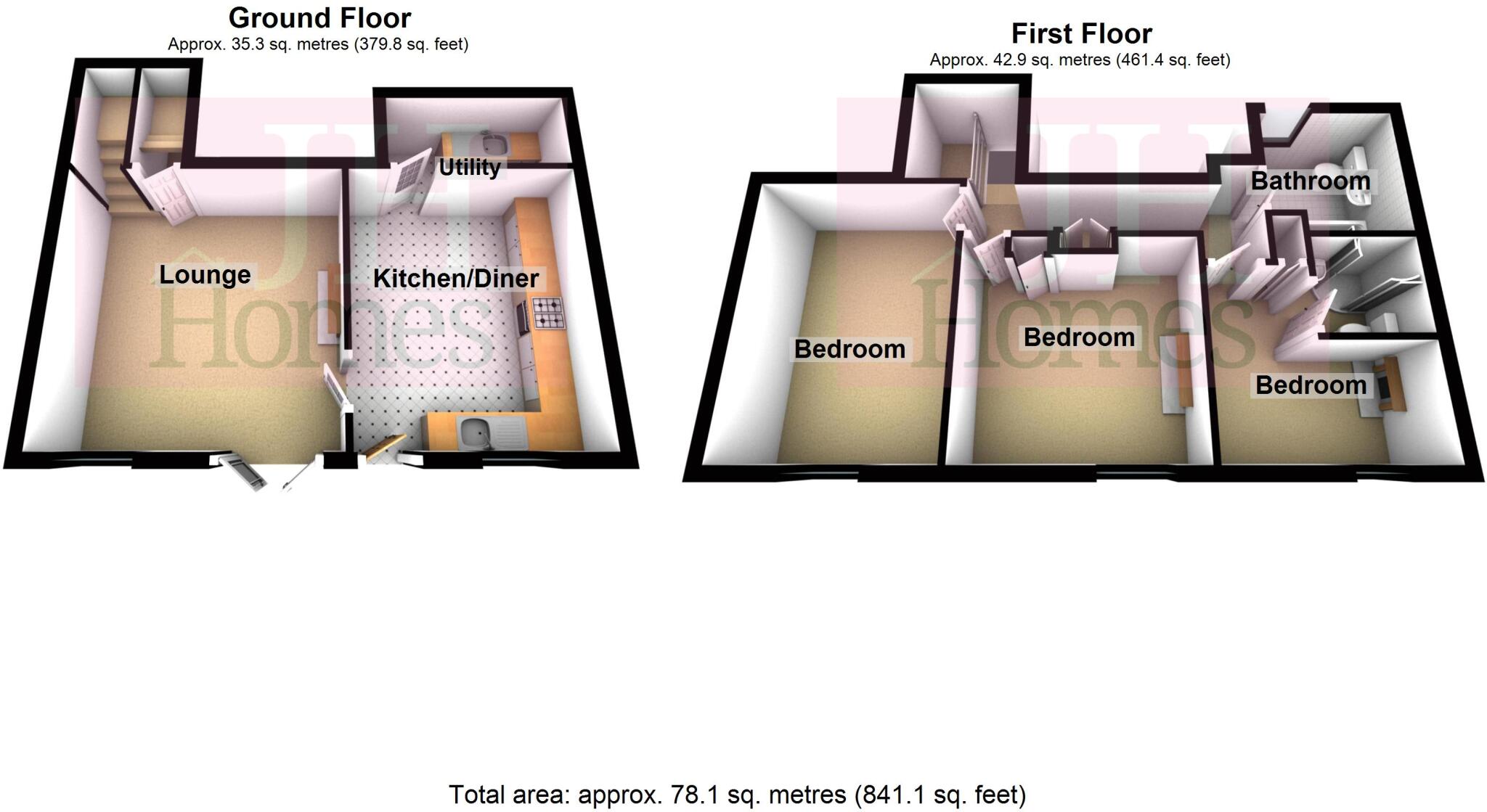 Newland, Ulverston, Cumbria floorplan