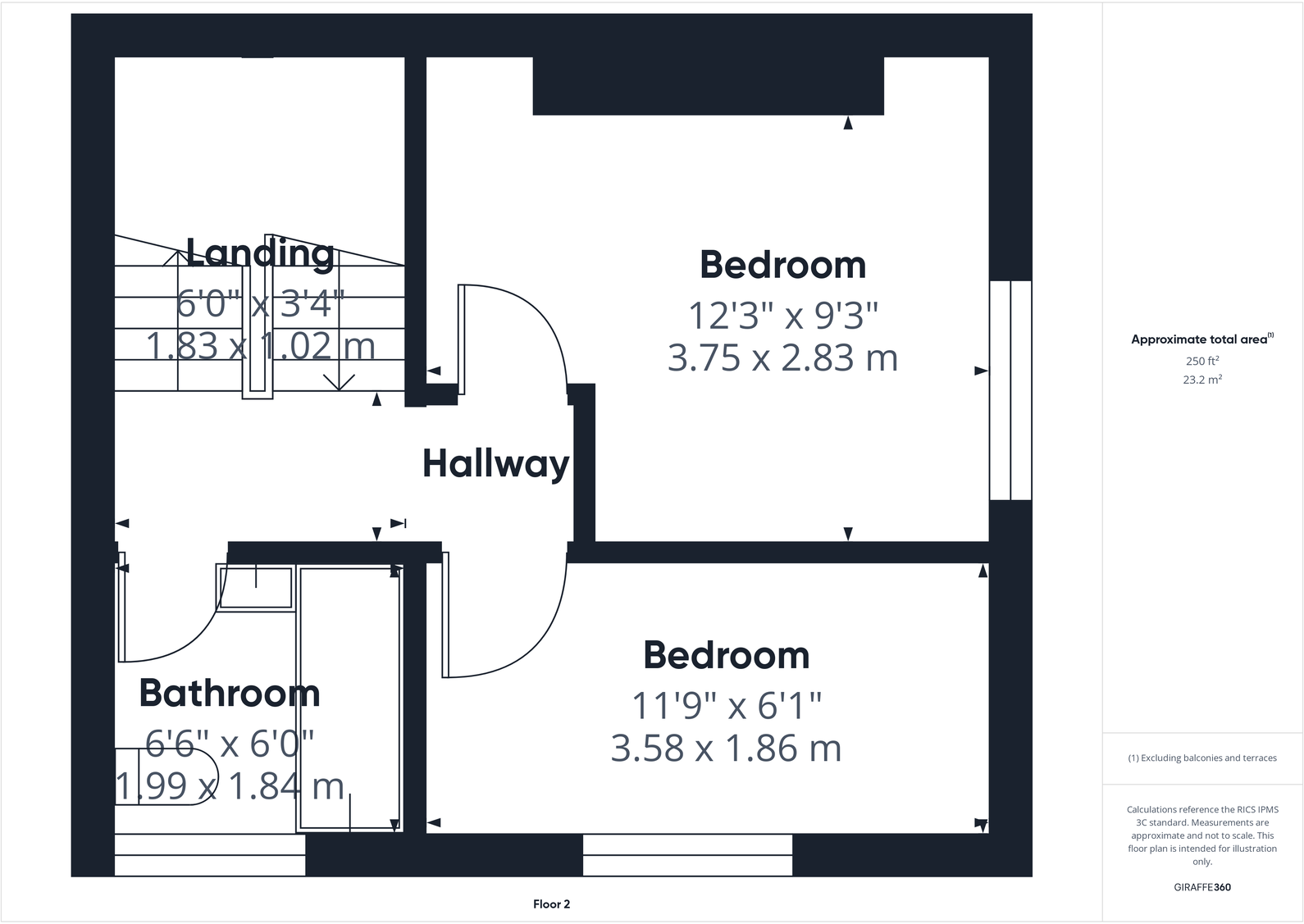 Crescent Place, Whitby, YO21 3HE floorplan