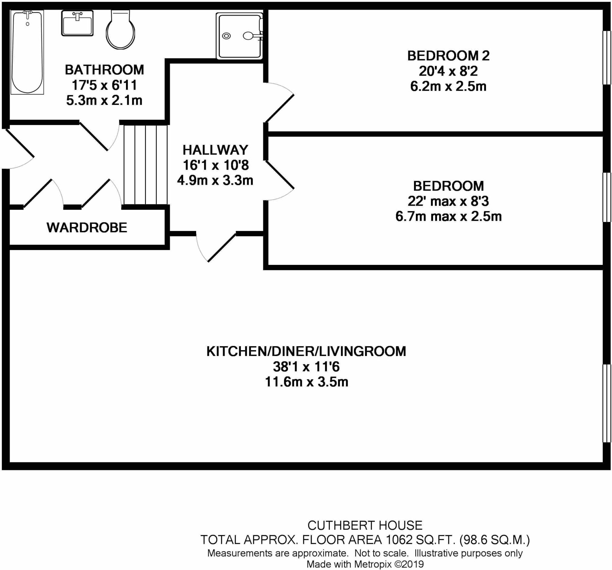 Cuthbert House, Cooperative Street, Chester Le Street, DH3 floorplan