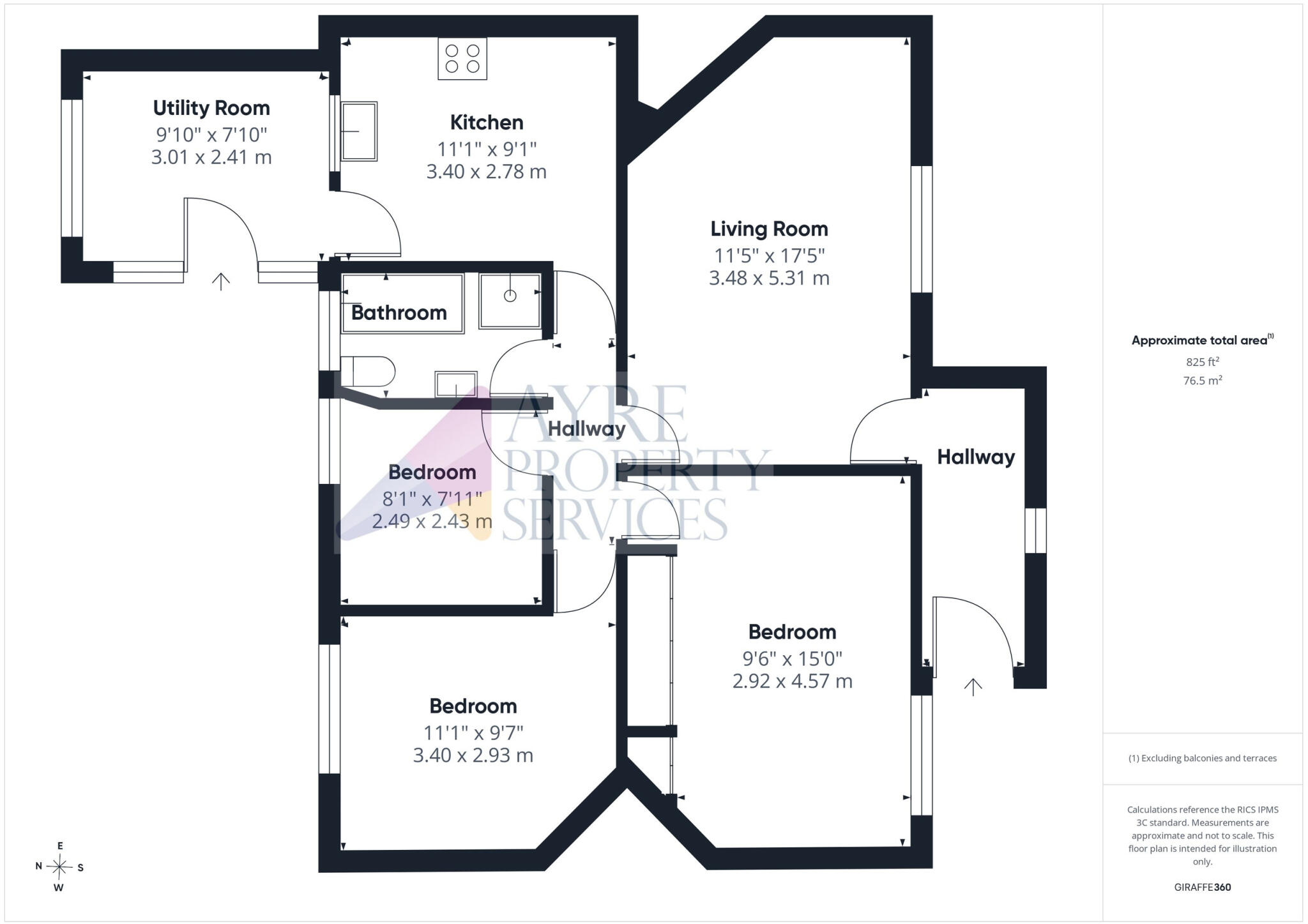 Colliers Close, Shilbottle, Alnwick, Northumberland floorplan