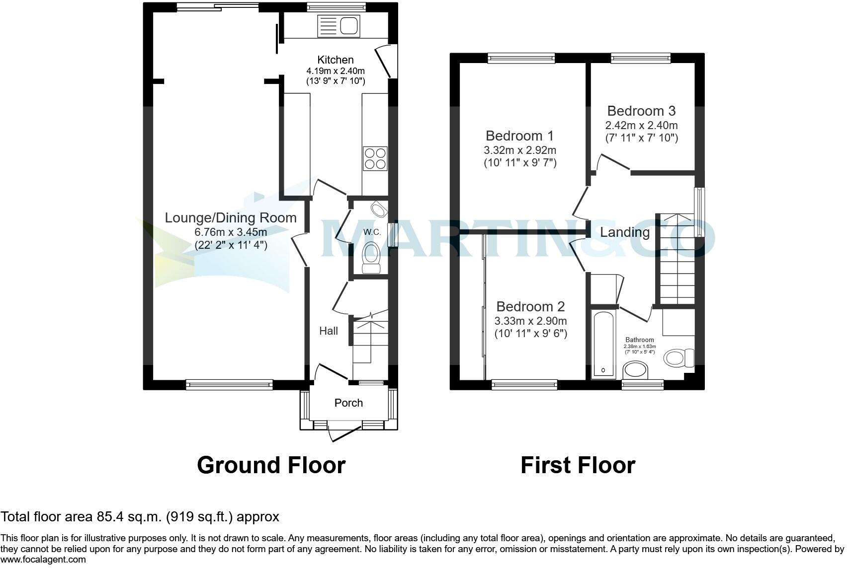 Robin Hood Road, Knaphill floorplan