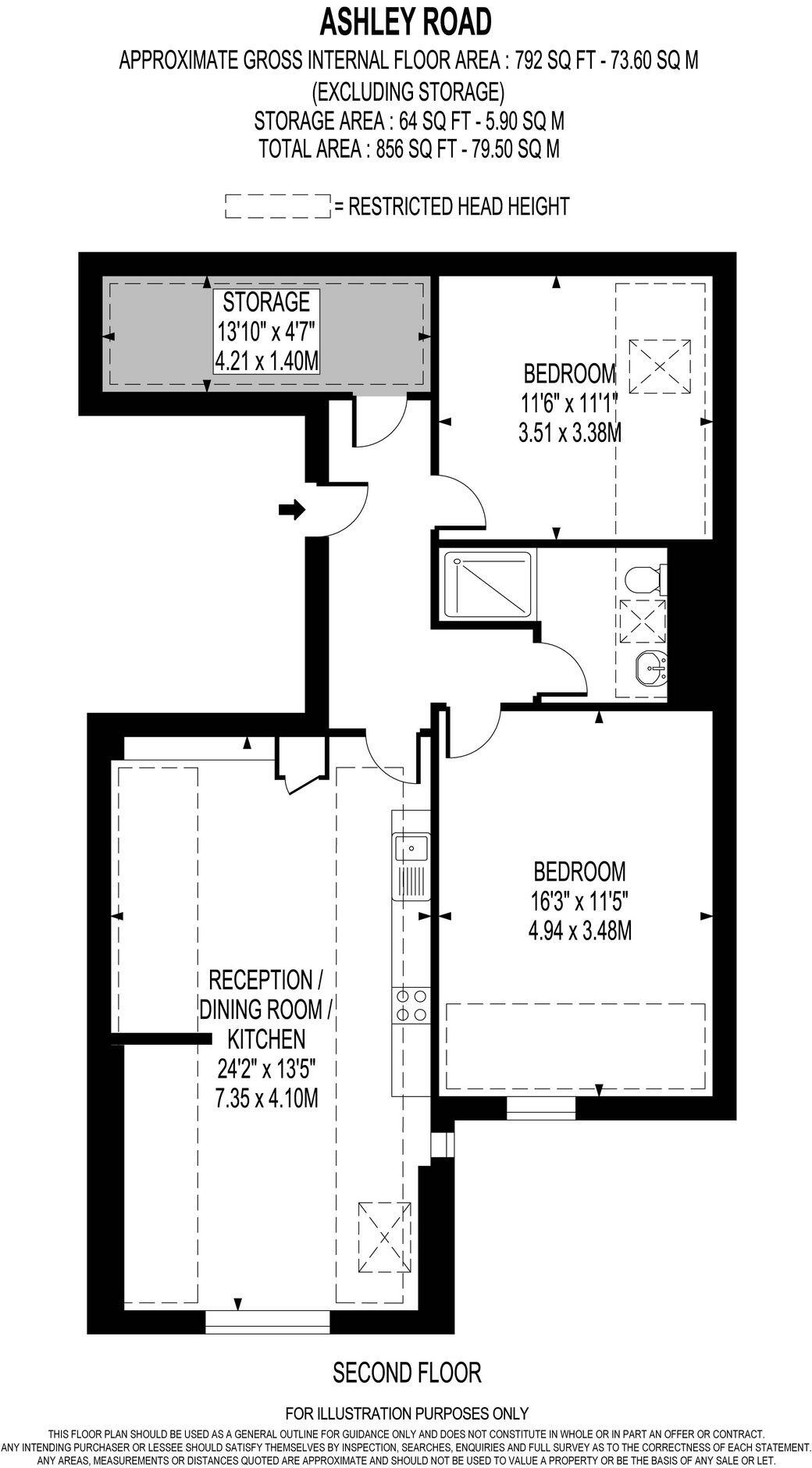 Ashley Road, Walton-on-Thames, KT12 floorplan