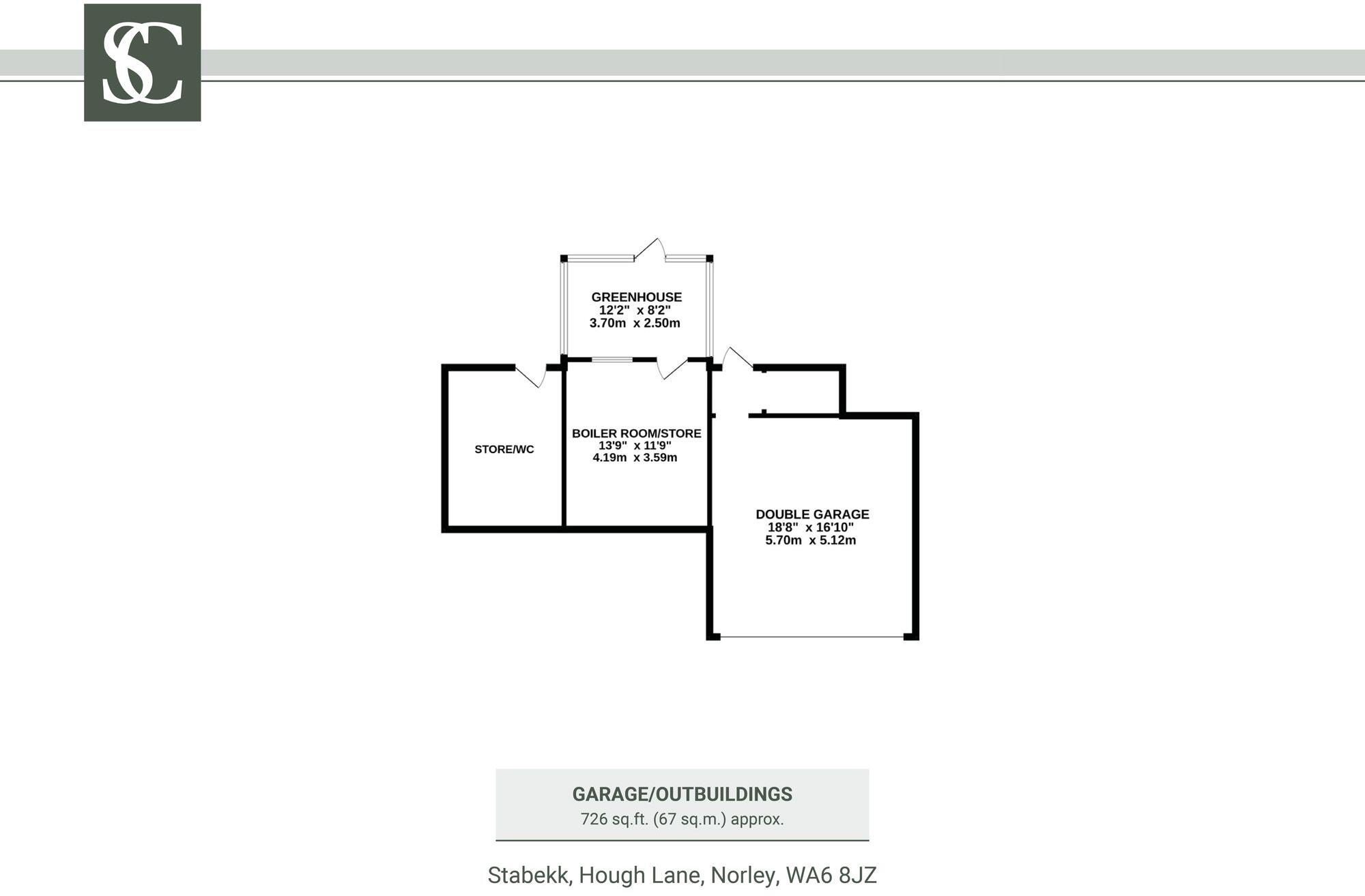 Stabekk, Hough Lane, Norley, WA6 8JZ floorplan