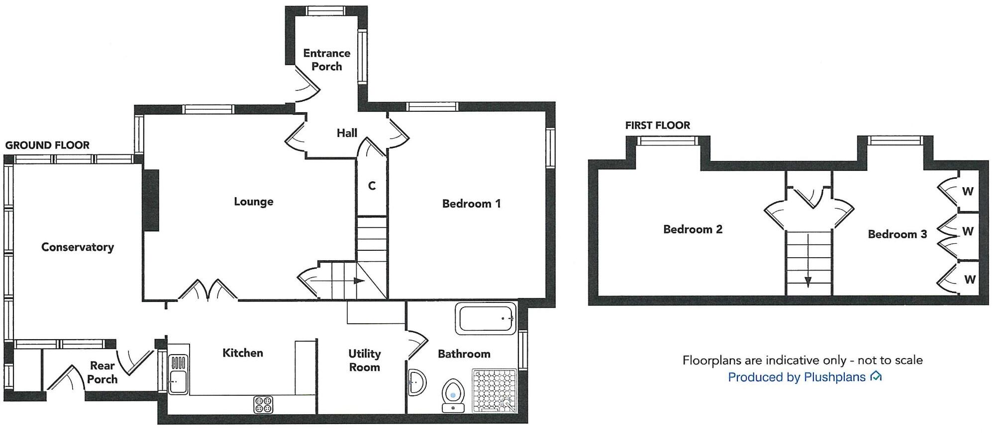 Woodlands Cottage, Carsluith, DG8 7DN floorplan
