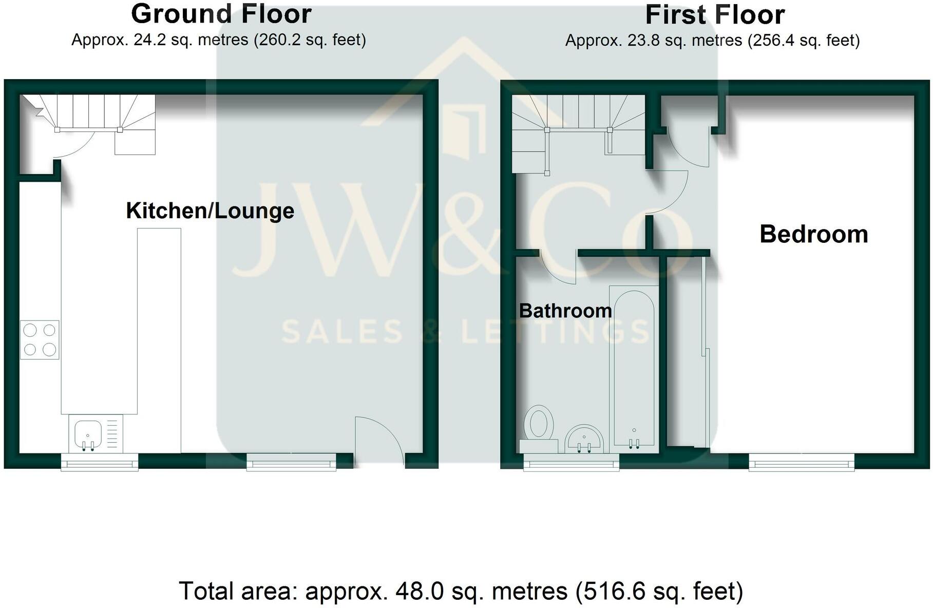 Burleigh Road, Regency Court Burleigh Road, AL1 floorplan