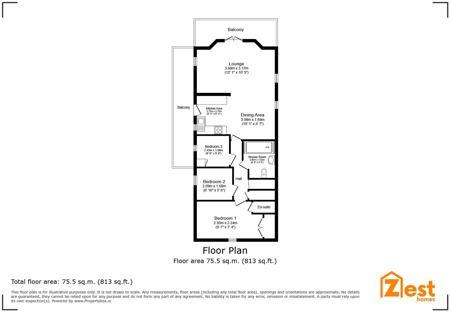 St. Johns Road, Whitstable floorplan