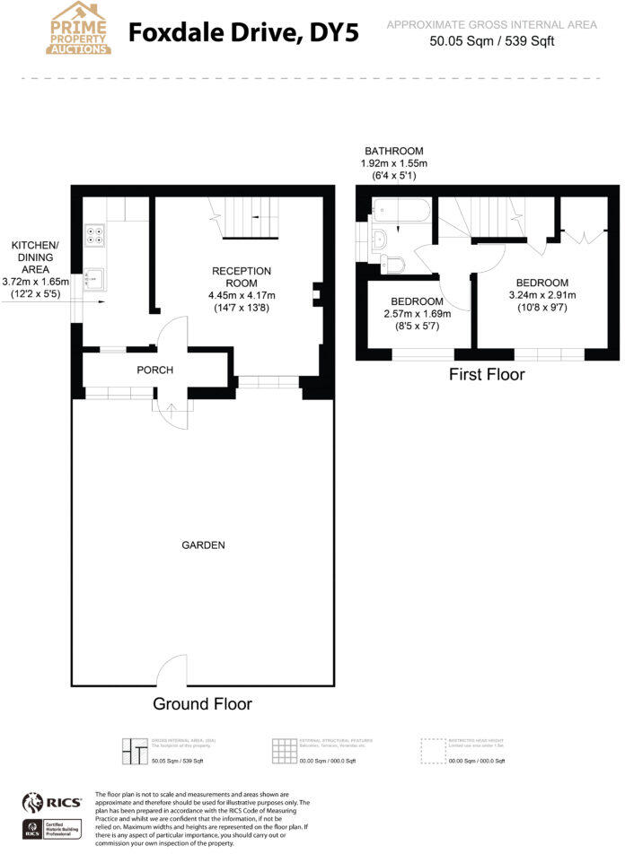 15 Foxdale Drive Brierley Hill DY5 3GZ floorplan