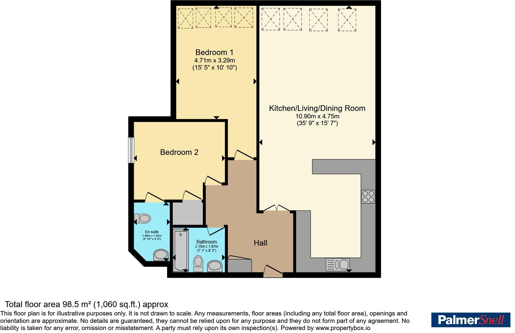 Weston Road, Weymouth, Dorset, DT4 floorplan