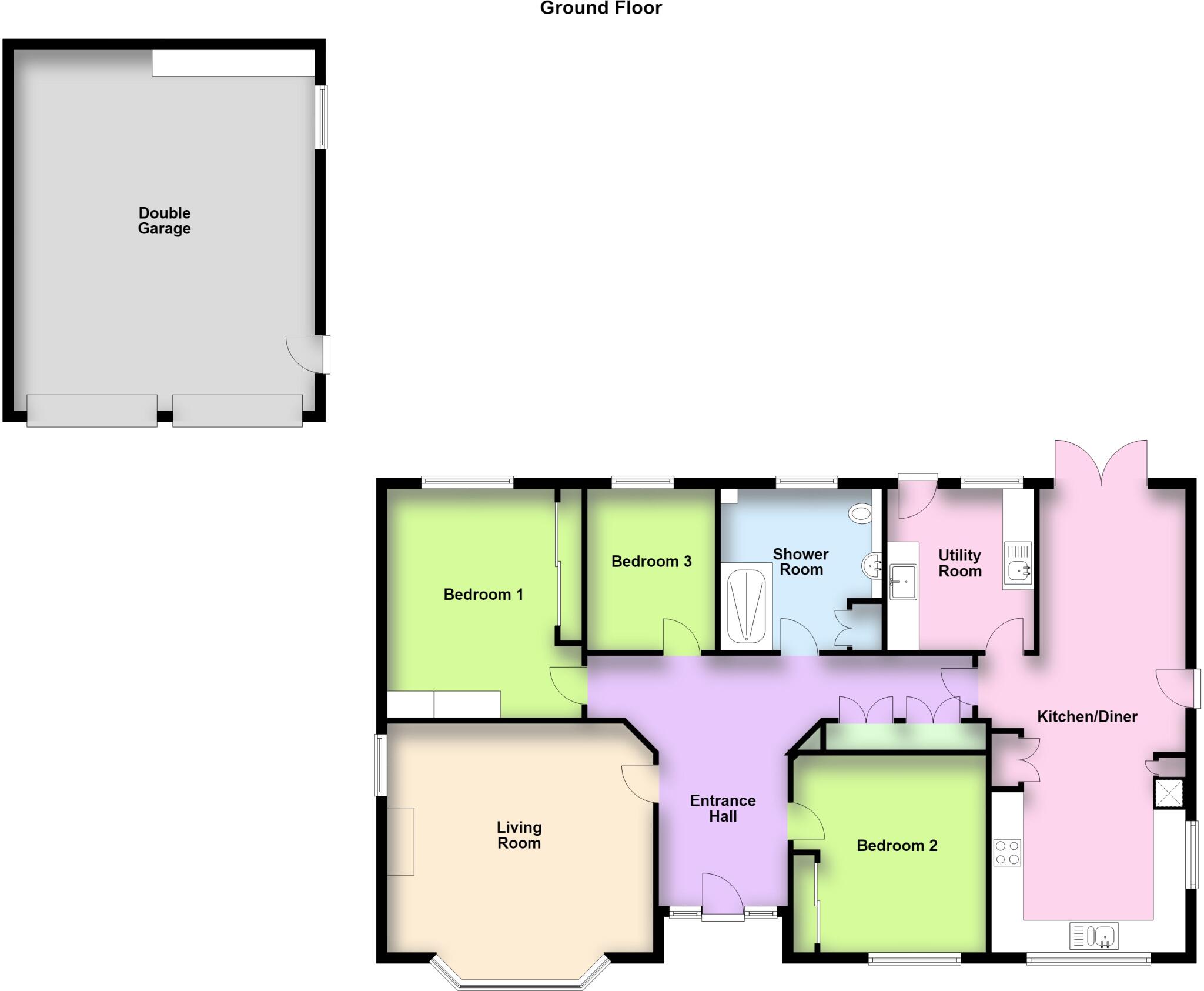 Fairhaven, Canal Lane, West Stockwith, Nottinghamshire floorplan