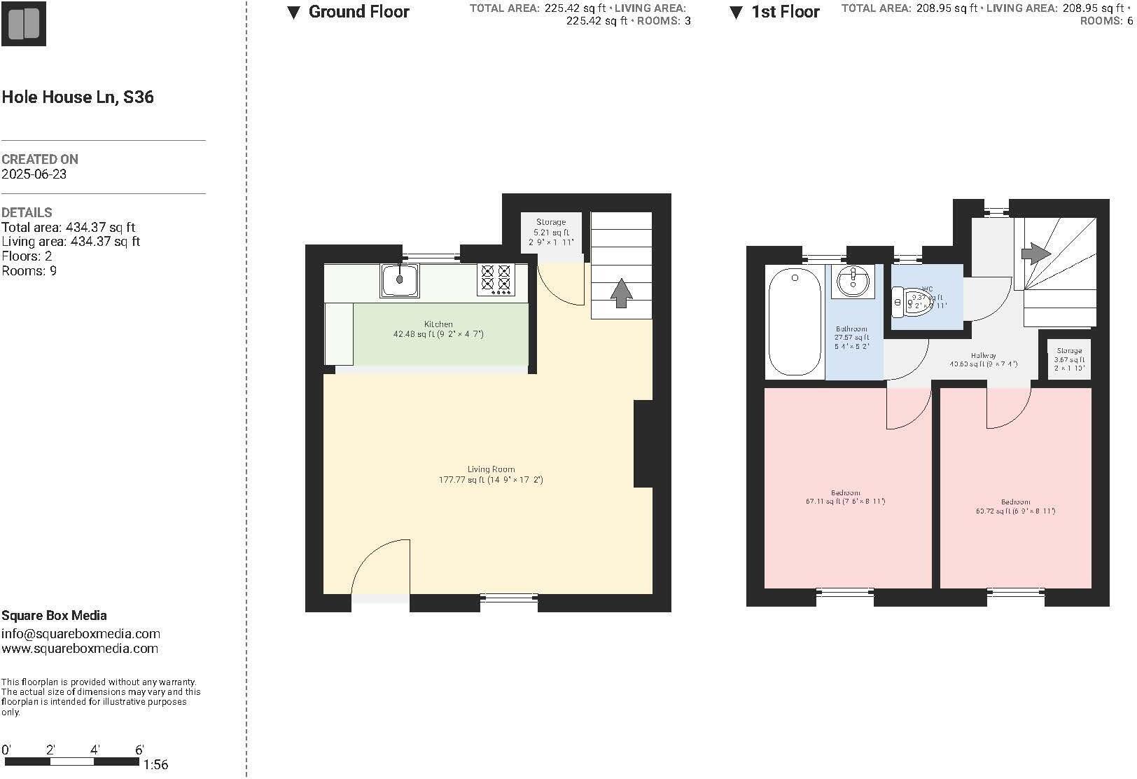 Hole House Lane, Stocksbridge, Sheffield, S36 floorplan