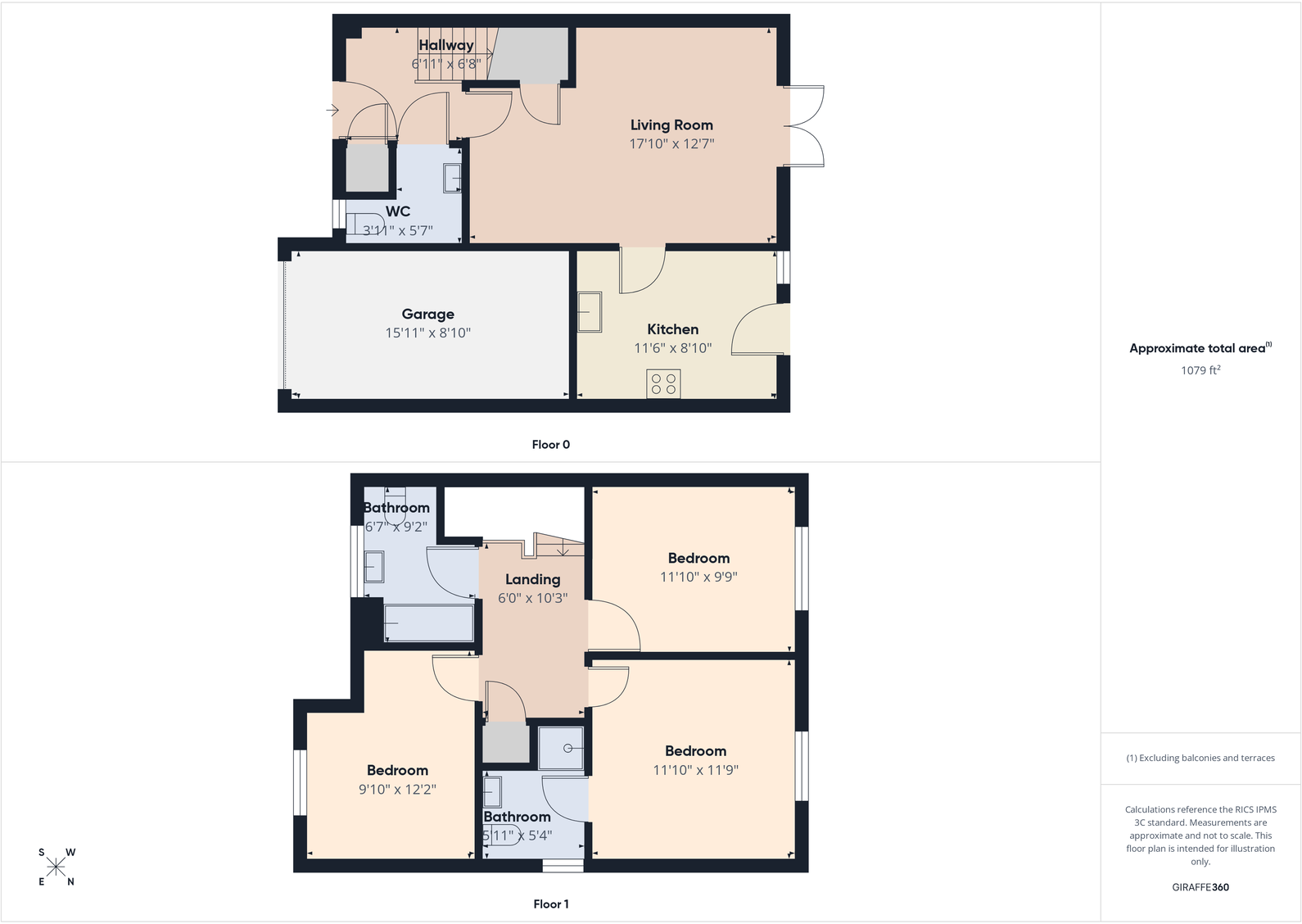 Nethershiel Terrace, East Calder, Livingston, EH53 0GJ floorplan