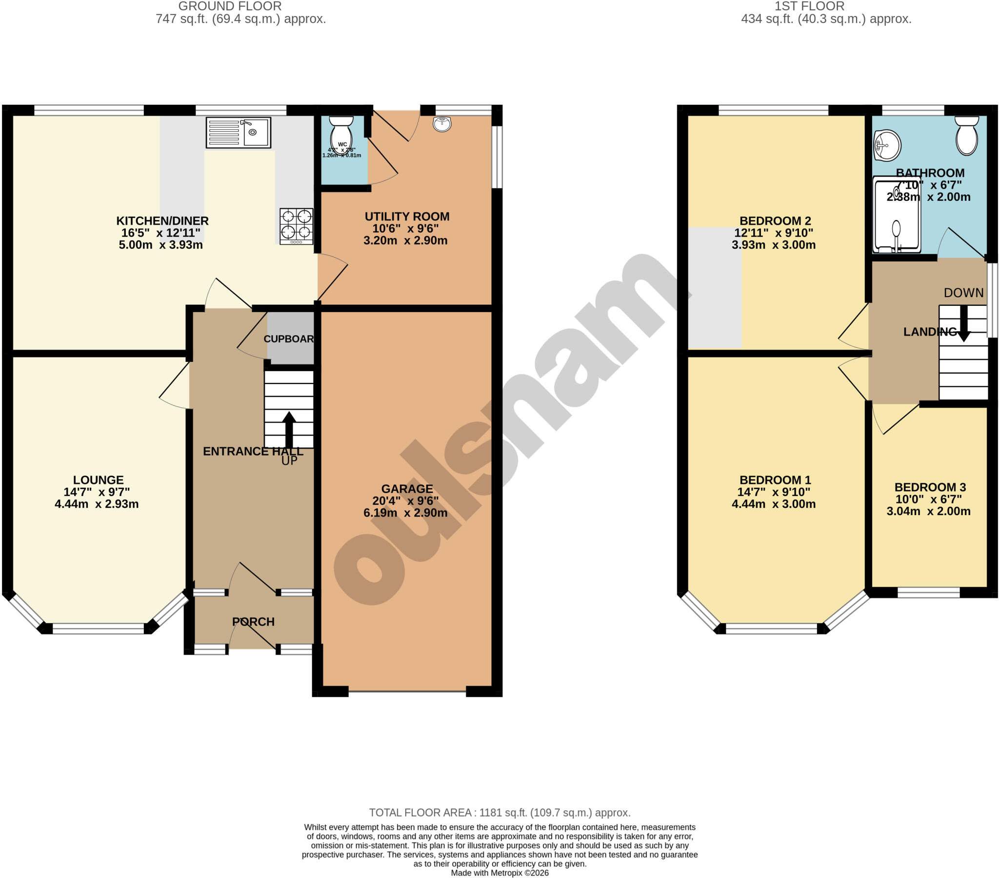 Peters Avenue, Northfield, Birmingham, B31 floorplan