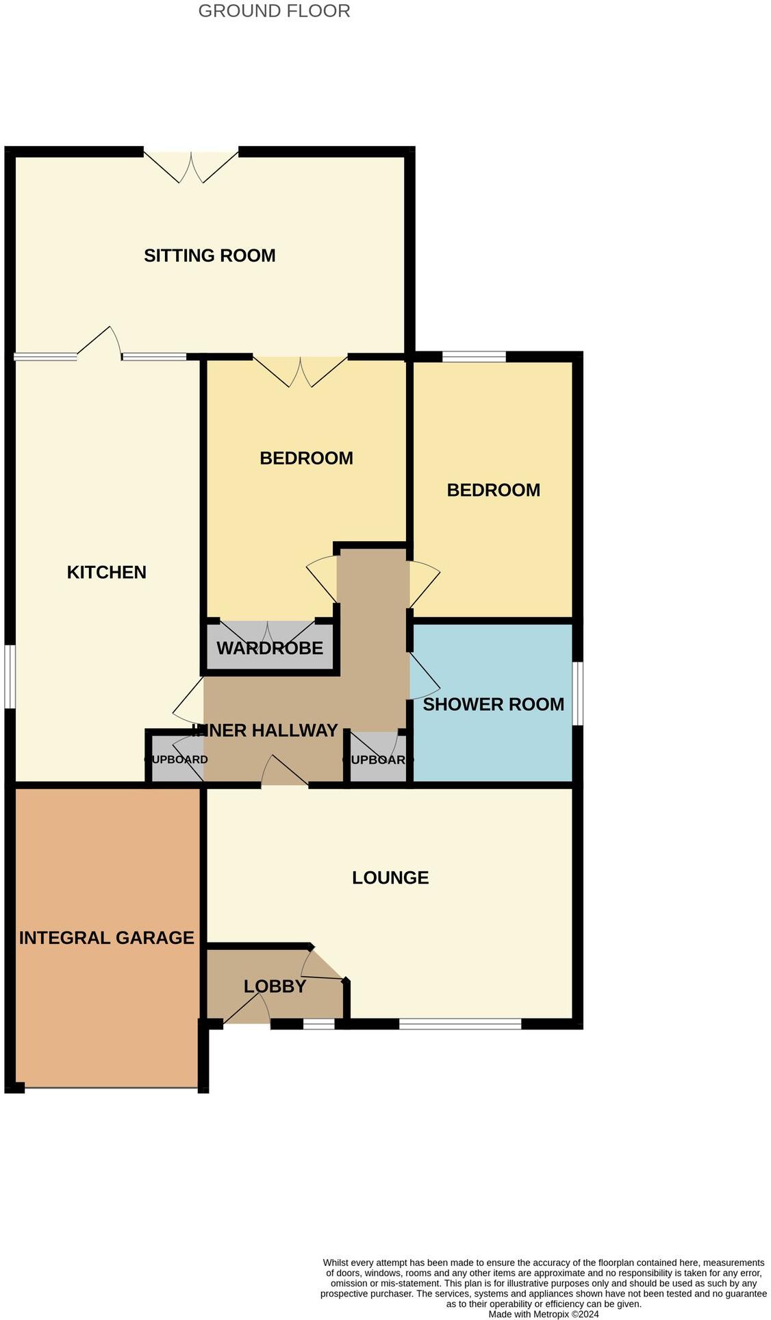Hazelwood Grove, Worksop, S80 floorplan