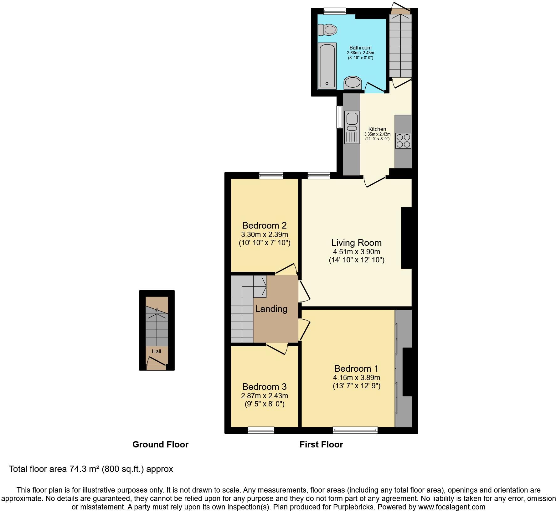 Park Road, Wallsend, NE28 floorplan
