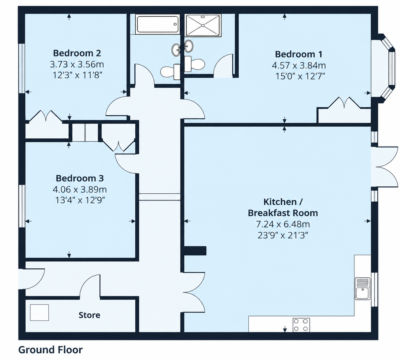 Mortehoe, Woolacombe, Devon, EX34 floorplan