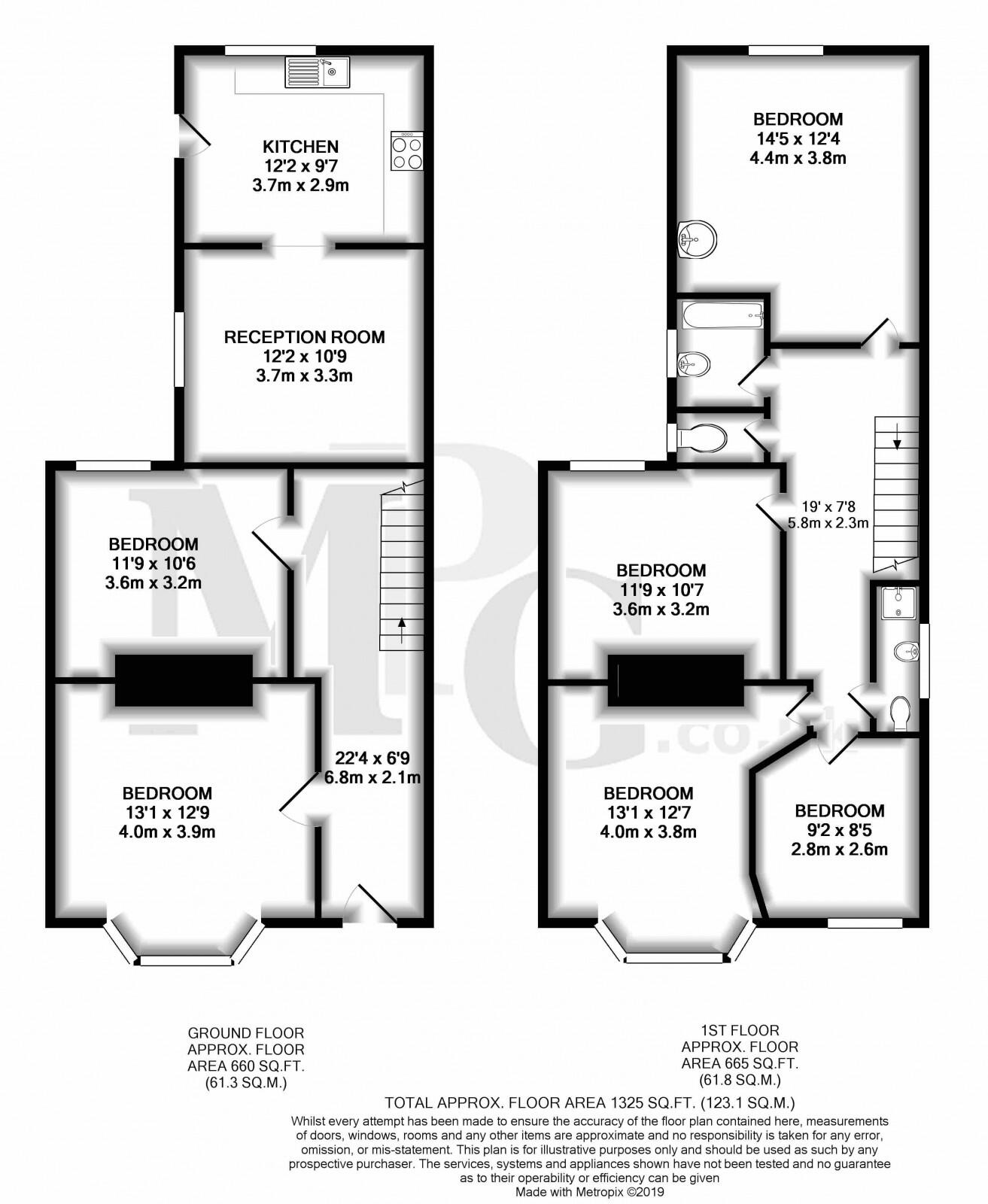 Stanfield Road, Winton, Bournemouth, BH9 floorplan