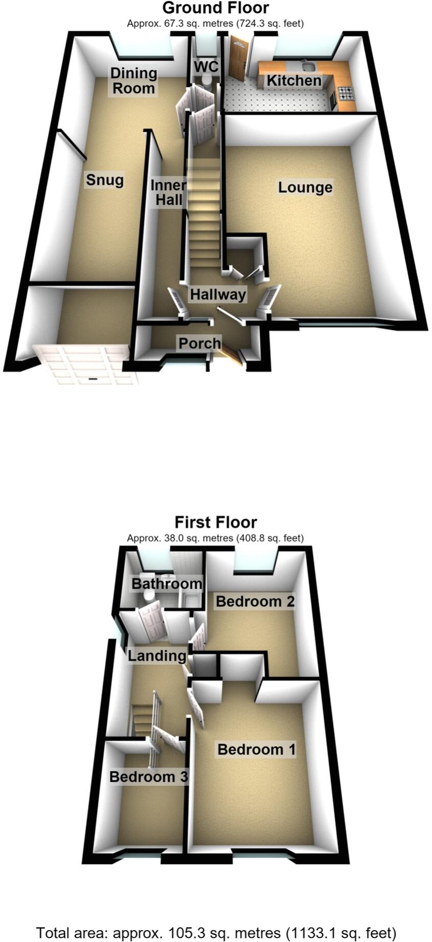 Sussex Avenue, Boston, Lincolnshire, PE21 floorplan