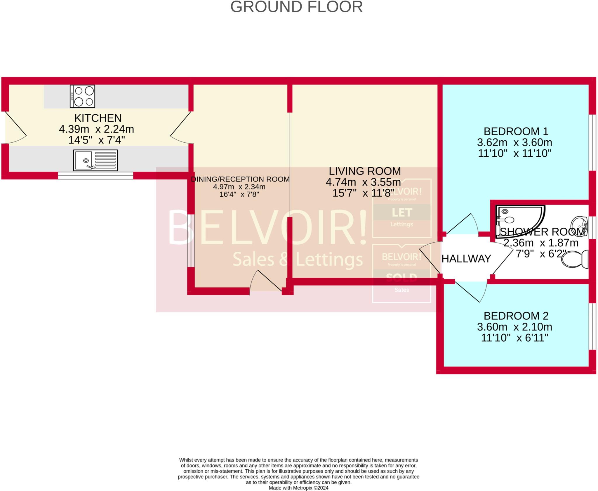 Mount Street, Hednesford, Cannock, WS12 floorplan
