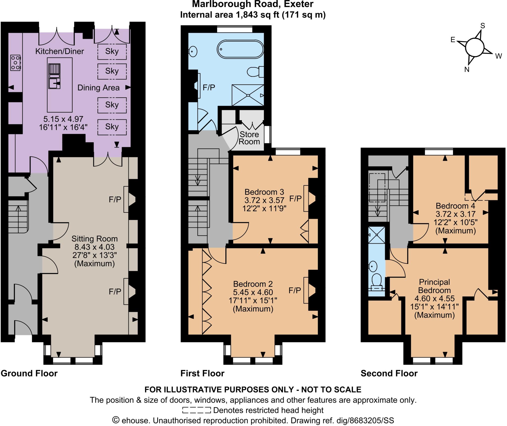 29, Marlborough Road, Exeter, Devon floorplan