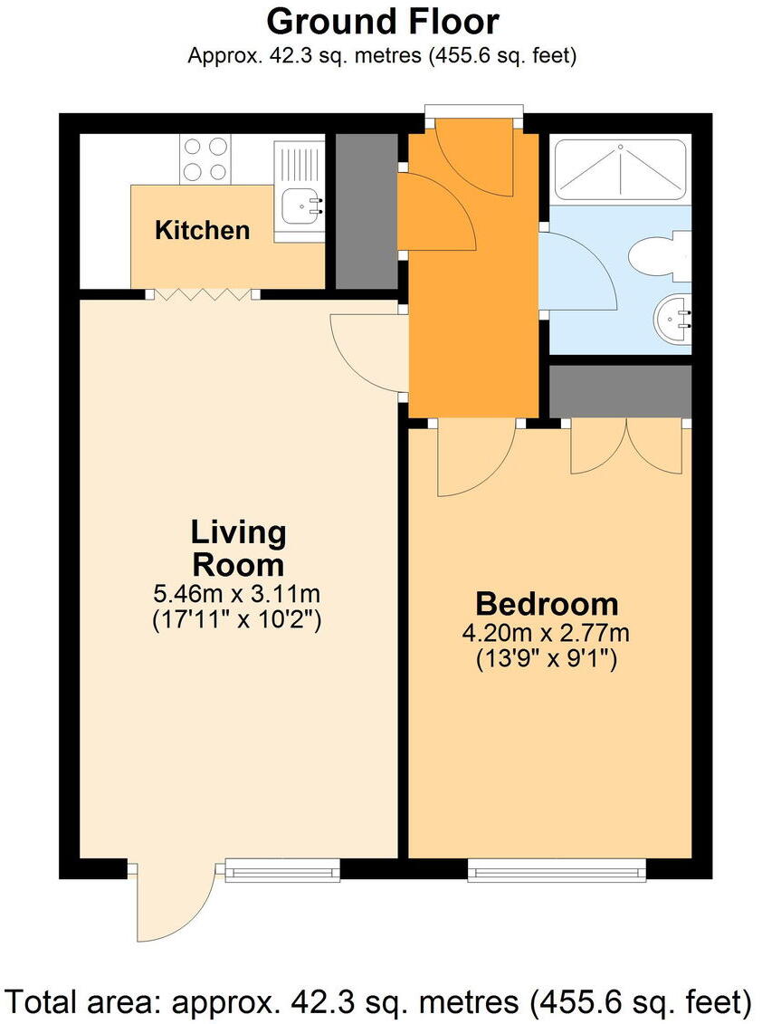 Restway Court, Danescourt Way floorplan