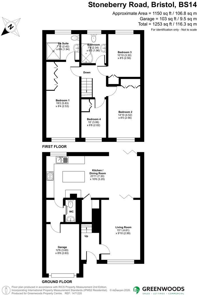 Stoneberry Road, Bristol floorplan
