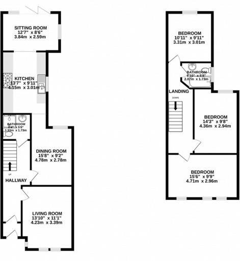 Ty'r Winch Road, Old St. Mellons, Cardiff floorplan
