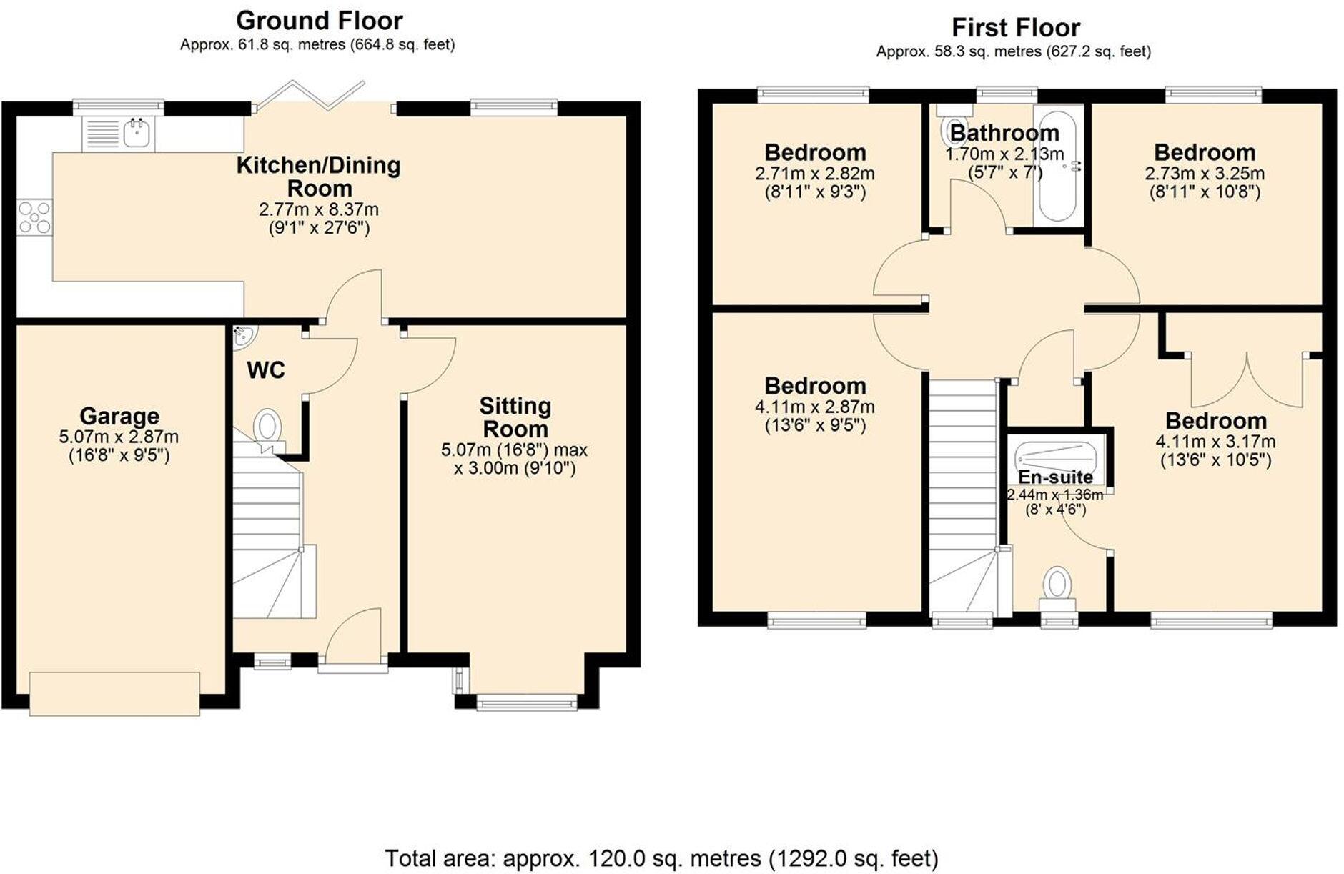 Sovereign Fold Road, Leigh, WN7 floorplan