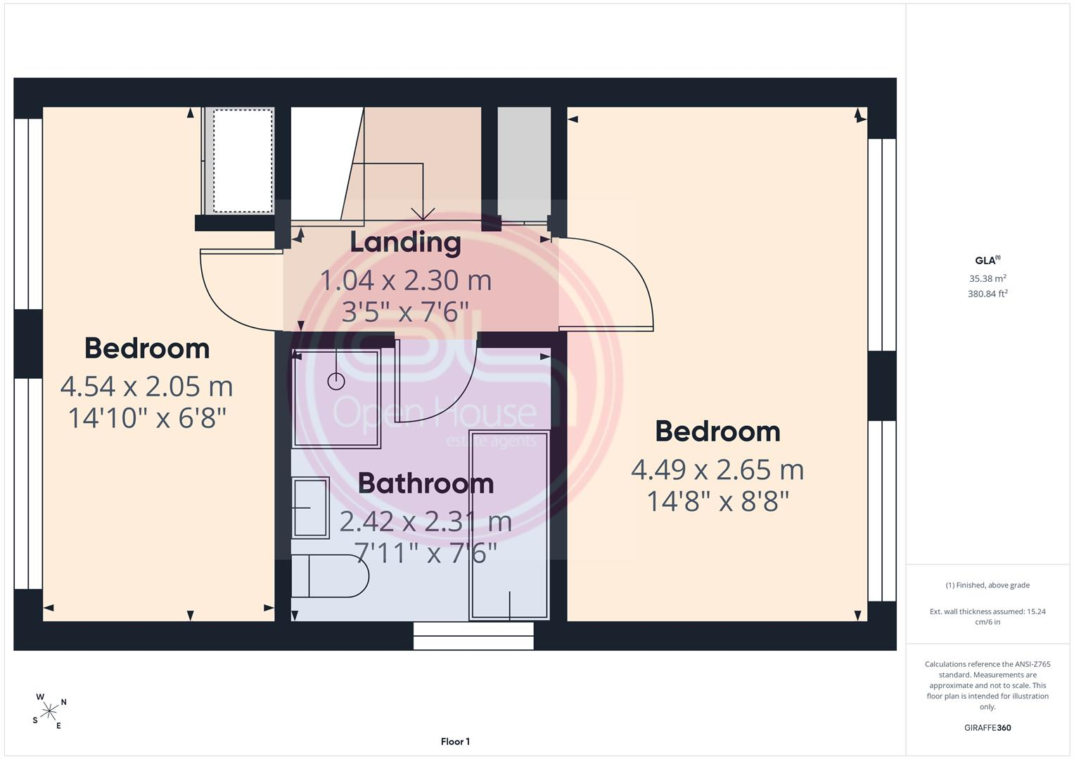 Kings Road, Swadlincote floorplan