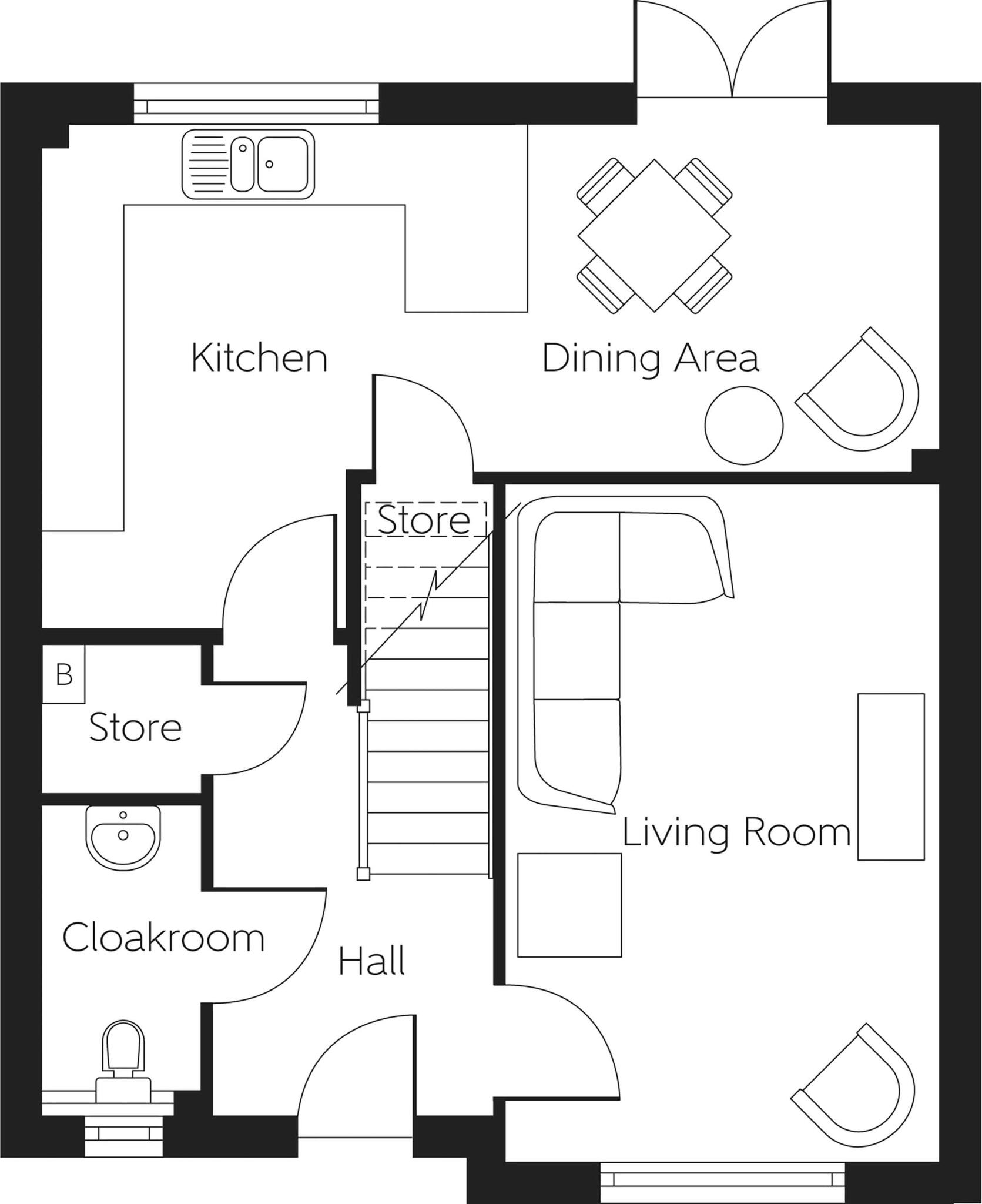 Off Castlehill, 
Elphinstone
EH33 2LY floorplan
