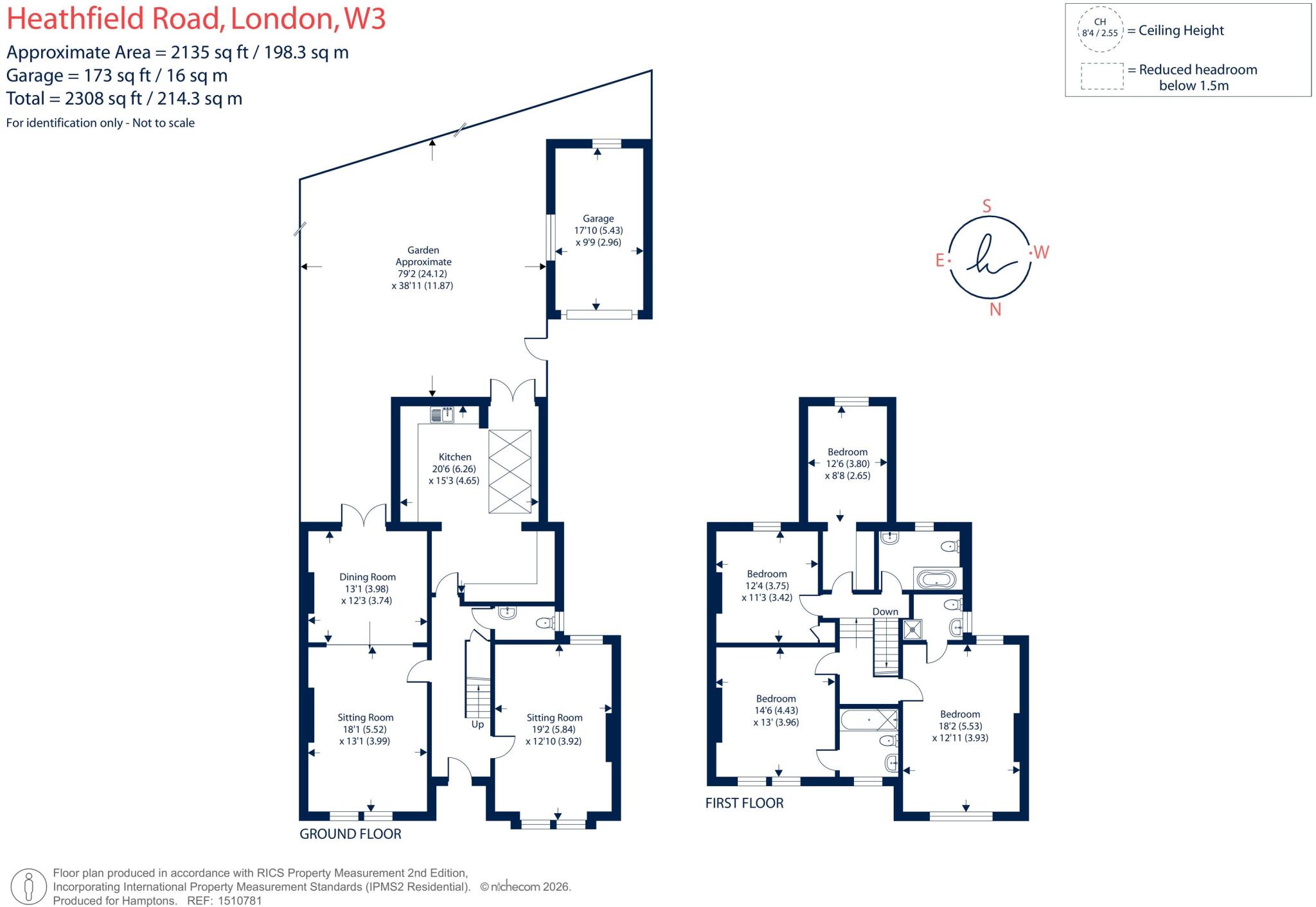 Heathfield Road London W3 floorplan