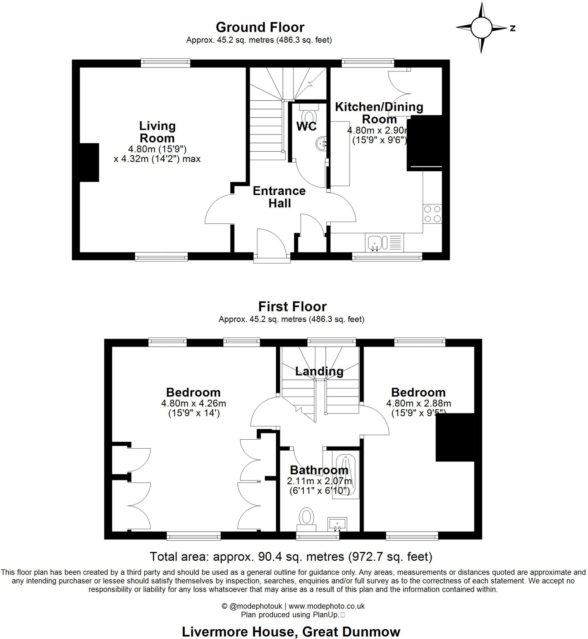 3 Livermore House floorplan