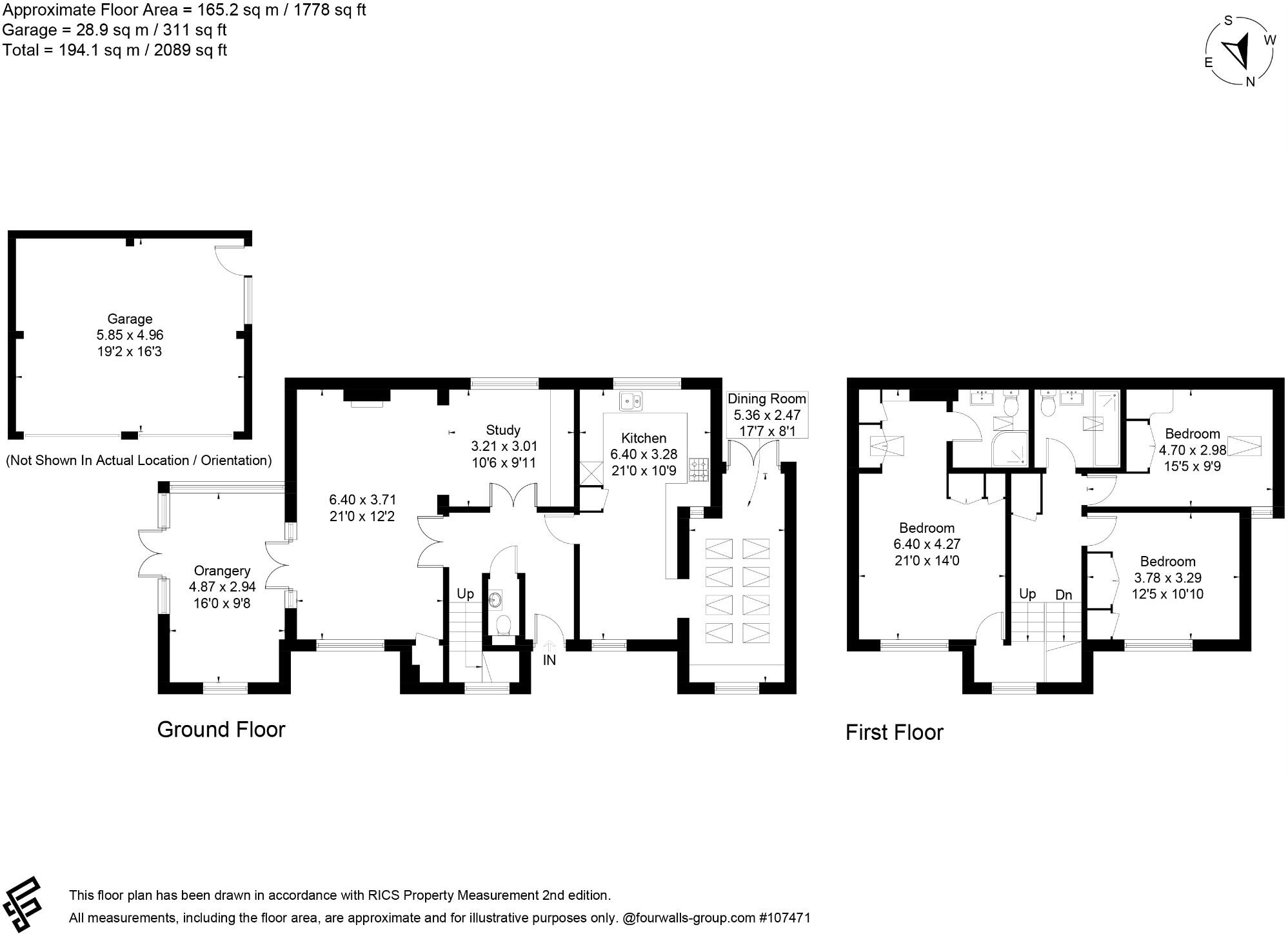Leigh Court Close, Cobham, Surrey, KT11 floorplan