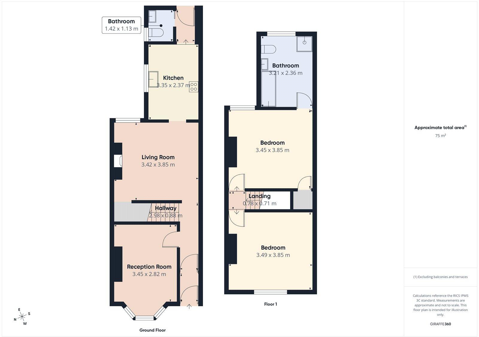 Luckwell Road, Bristol, BS3 floorplan