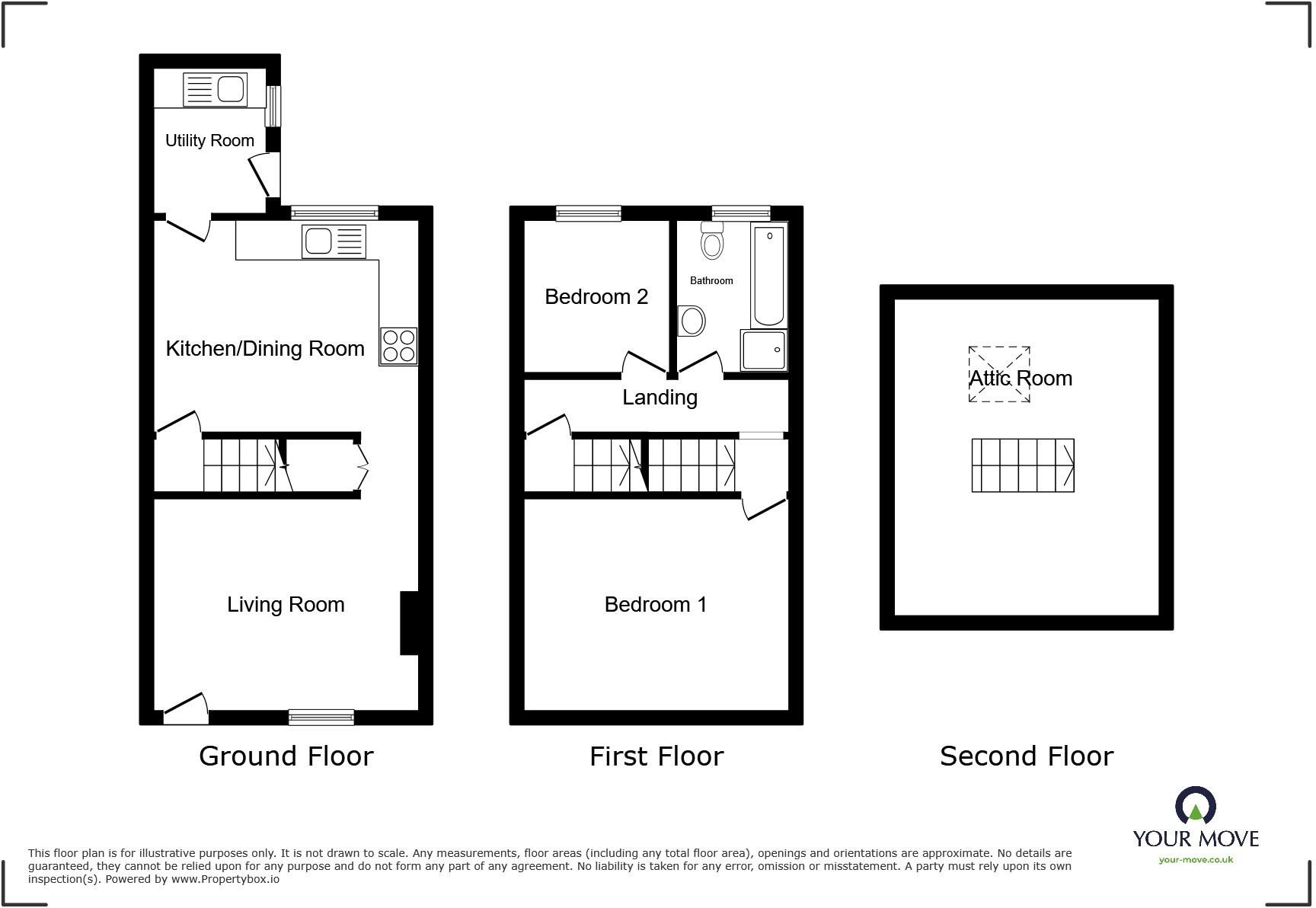 Arlecdon Parks Road, Arlecdon, Frizington, Cumbria, CA26 floorplan