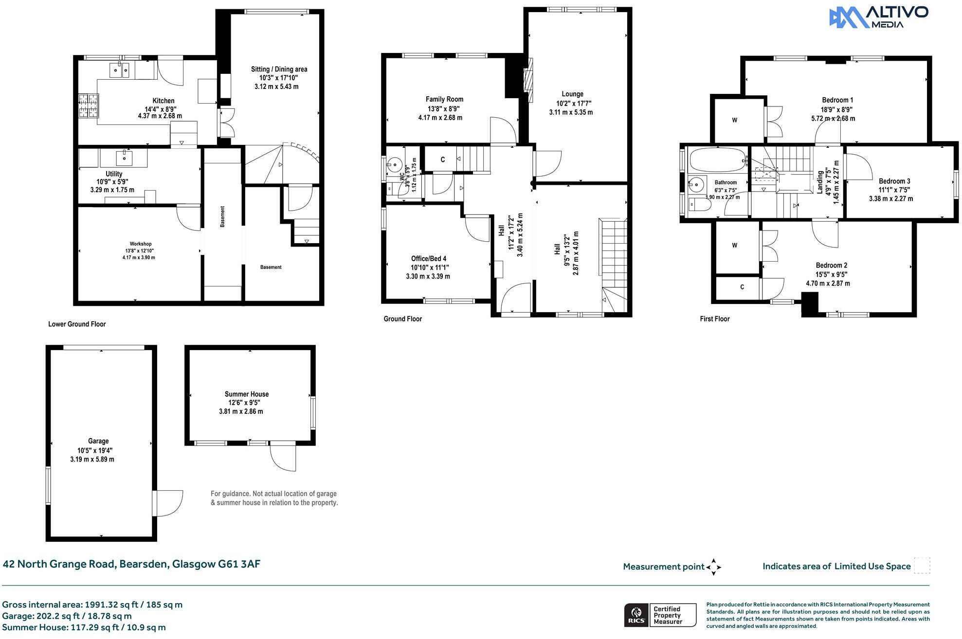 North Grange Road, Bearsden floorplan