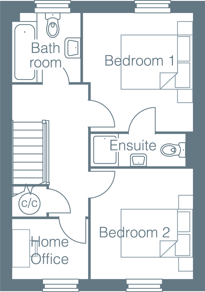 Richmond Park, Whitfield, Dover, Kent floorplan