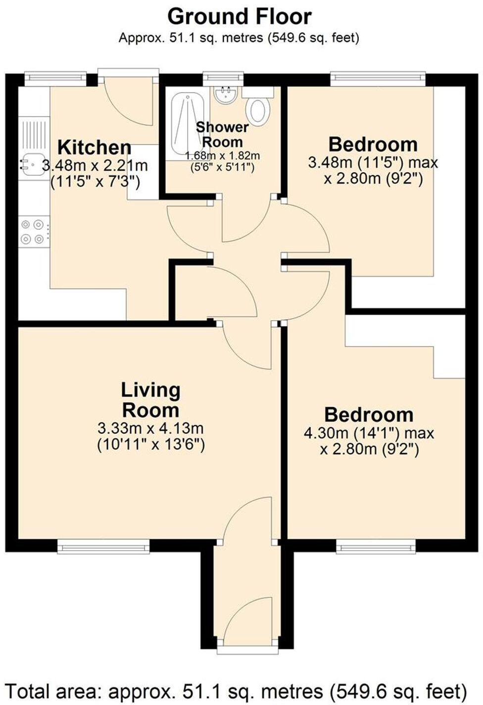 Thurlow, Lowton, WA3 floorplan