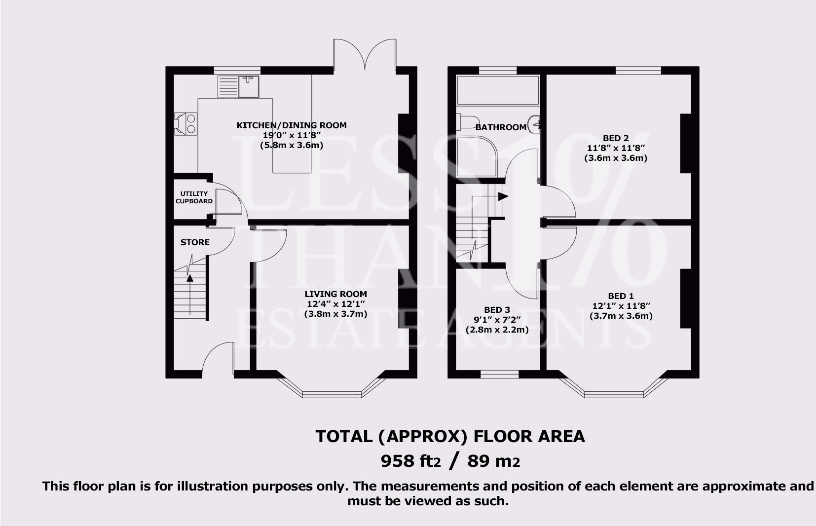 Friars Avenue - NN4 floorplan
