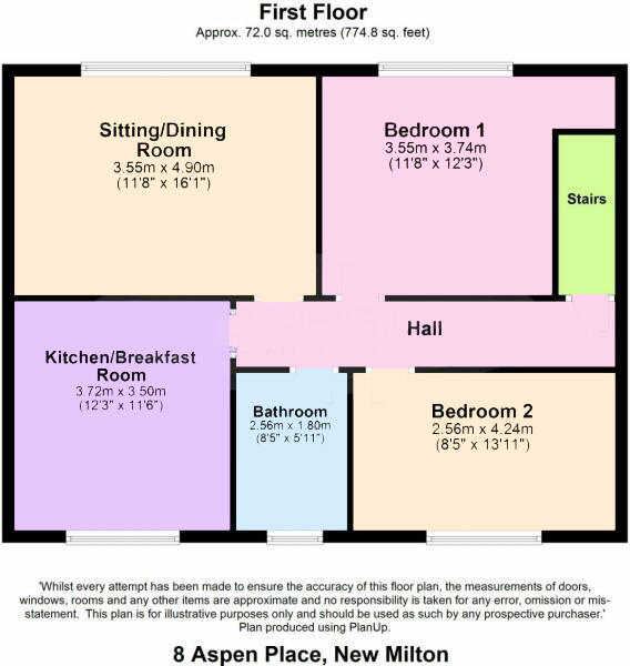 Aspen Place, New Milton, Hampshire, BH25 floorplan