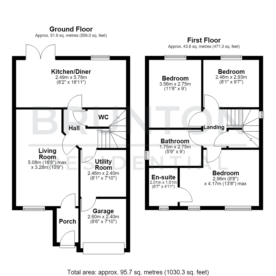 Clearwell Place, Bedlington, NE22 floorplan