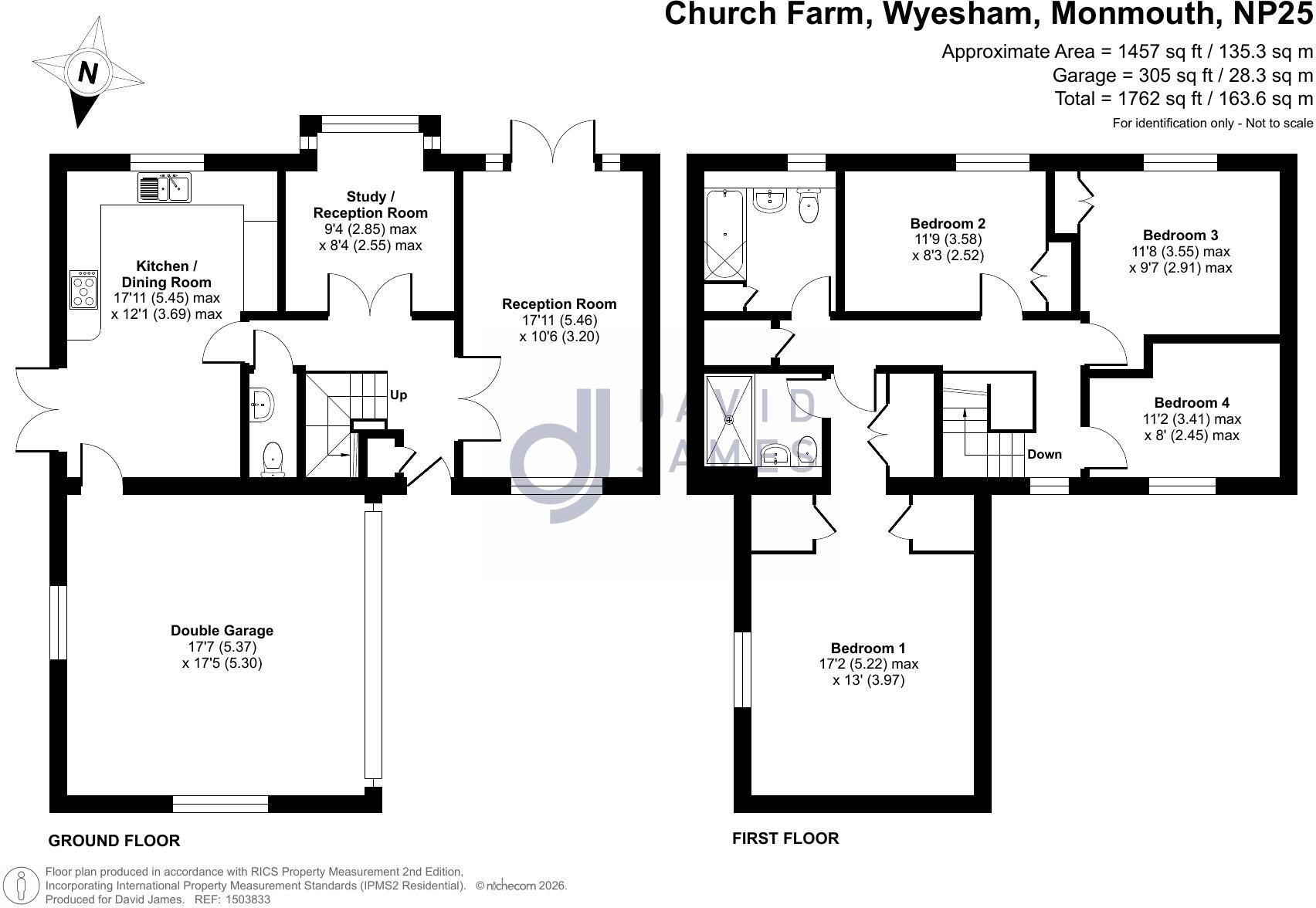 Church Farm, Wyesham, Monmouth, Monmouthshire, NP25 floorplan